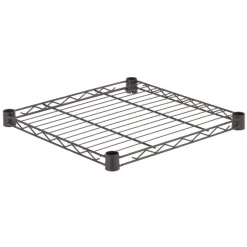 Honey Can Do 1 in. H x 18 in. W x 18 in. D Black Steel Shelf