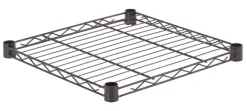 Honey Can Do 1 in. H x 18 in. W x 18 in. D Black Steel Shelf