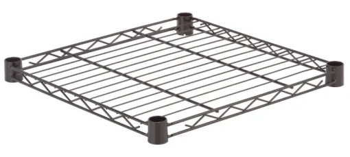 Honey Can Do 1 in. H x 18 in. W x 18 in. D Black Steel Shelf