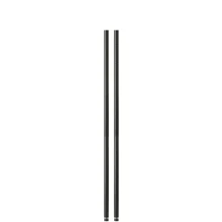 Honey Can Do 54 in. H x 1 in. W x 1 in. D Steel Shelf Pole with Leg Levelers (Pack of 2)