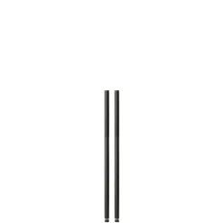 Honey Can Do 36 in. H x 1 in. W x 1 in. D Steel Shelf Pole with Leg Levelers (Pack of 2)