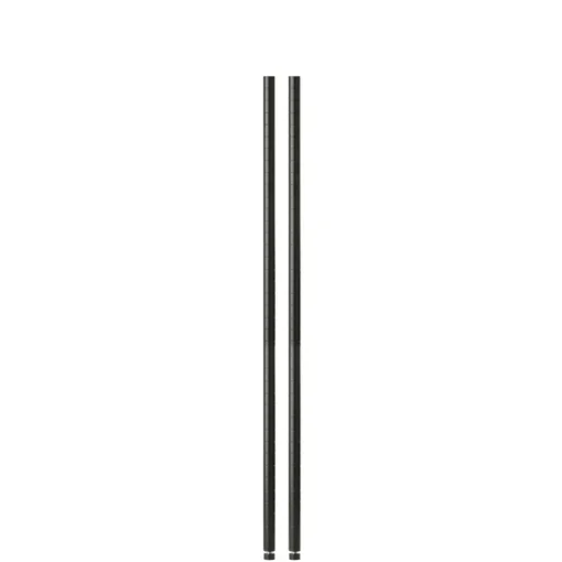 Honey Can Do 54 in. H x 1 in. W x 1 in. D Steel Shelf Pole with Leg Levelers