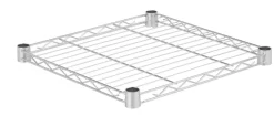 Honey Can Do 1 in. H x 18 in. W x 18 in. D Silver Steel Shelf (Pack of 4)