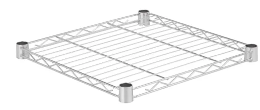 Honey Can Do 1 in. H x 18 in. W x 18 in. D Silver Steel Shelf (Pack of 4)