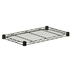 Honey Can Do 1 in. H x 18 in. W x 24 in. D Steel Shelf Rack Black