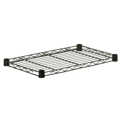 Honey Can Do 1 in. H x 18 in. W x 24 in. D Steel Shelf Rack Black