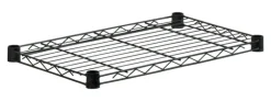 Honey Can Do 1 in. H x 18 in. W x 24 in. D Steel Shelf Rack Black