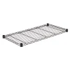 Honey Can Do 1 in. H x 48 in. W x 18 in. D Steel Shelf Rack Black