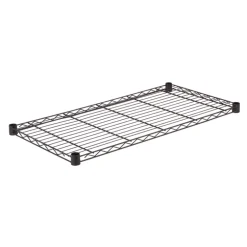 Honey Can Do 1 in. H x 48 in. W x 18 in. D Steel Shelf Rack Black