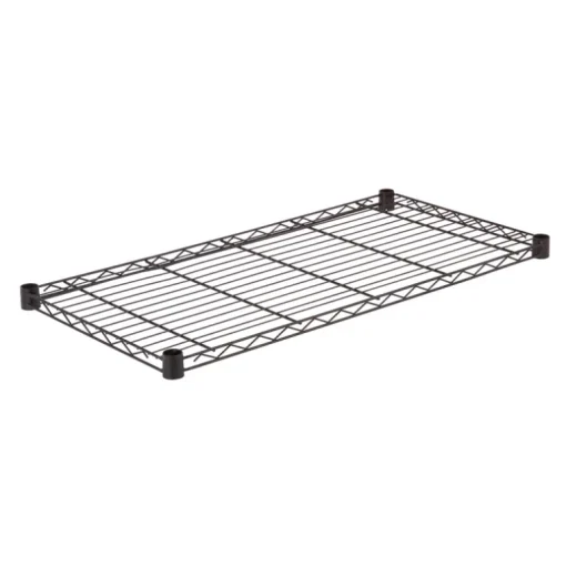 Honey Can Do 1 in. H x 48 in. W x 18 in. D Steel Shelf Rack Black