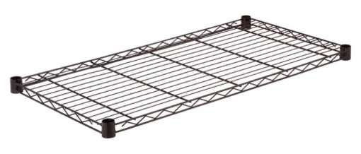 Honey Can Do 1 in. H x 48 in. W x 18 in. D Steel Shelf Rack Black