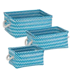 Honey Can Do 6 in. H x 10 in. W x 13 in. D Tote Bin (Pack of 6)