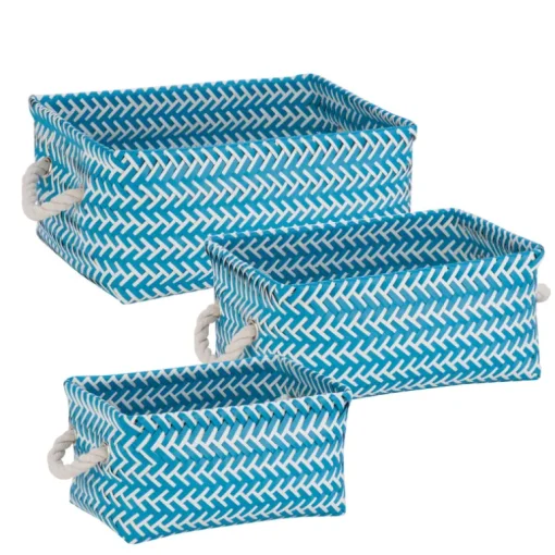 Honey Can Do 6 in. H x 10 in. W x 13 in. D Tote Bin (Pack of 6)