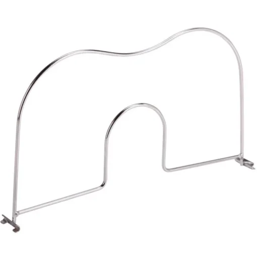 Honey Can Do SHF-04041 14" X 8" Chrome Shelf Divider (Pack of 10)