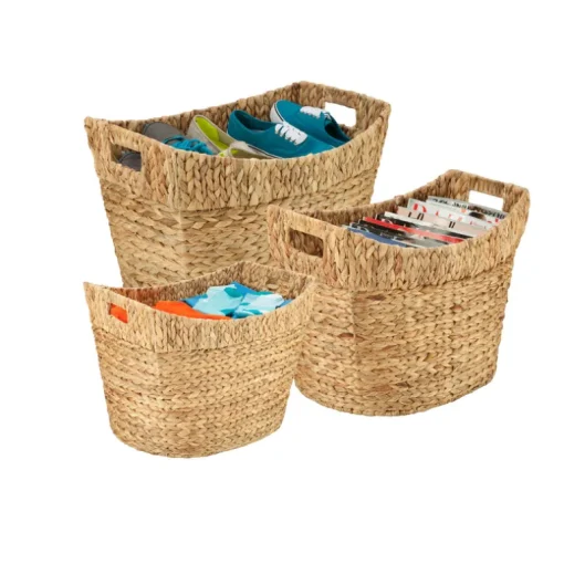 Honey-Can-Do 3.17 cu ft Natural Organizer Bin 14 in. H X 16 in. W X 22 in. D