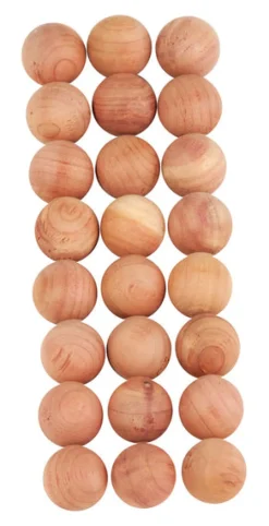 Honey-Can-Do 7/8 in. H X 7/8 in. W X 7/8 in. L Wood Cedar Balls