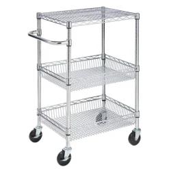 Honey-Can-Do 40 in. H X 18 in. W X 24 in. D Utility Cart
