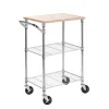 Honey-Can-Do 37-1/2 in. H X 28-1/2 in. W X 17-3/4 in. D Utility Cart