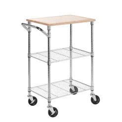 Honey-Can-Do 37-1/2 in. H X 28-1/2 in. W X 17-3/4 in. D Utility Cart