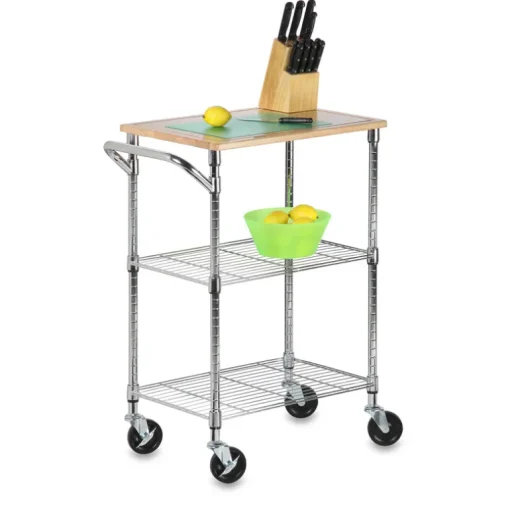 Honey-Can-Do 37-1/2 in. H X 28-1/2 in. W X 17-3/4 in. D Utility Cart