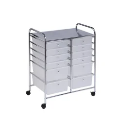 Honey-Can-Do 29 in. H X 15-1/4 in. W X 23-1/4 in. D Storage Cart