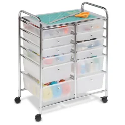Honey-Can-Do 29 in. H X 15-1/4 in. W X 23-1/4 in. D Storage Cart