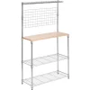Honey-Can-Do 61 in. H X 36 in. W X 14 in. D Silver Steel Baker's Rack