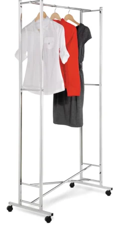 Honey-Can-Do 68 in. H X 18.25 in. W X 34 in. L Steel Garment Rack