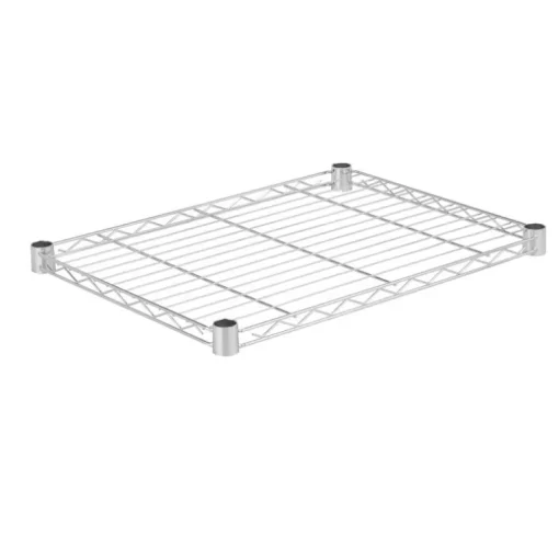 Honey-Can-Do 1 in. H X 24 in. W X 18 in. D Silver Steel Shelf