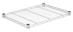 Honey-Can-Do 1 in. H X 24 in. W X 18 in. D Silver Steel Shelf