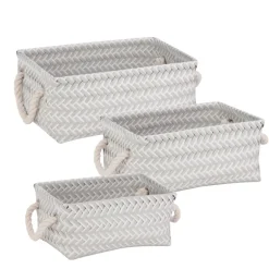 Honey-Can-Do 6 in. H X 10 in. W X 13 in. D Tote Bin