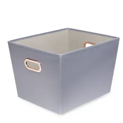 Honey-Can-Do 11 in. H X 13 in. W X 16 in. D Tote Bin