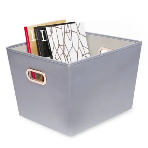 Honey-Can-Do 11 in. H X 13 in. W X 16 in. D Tote Bin