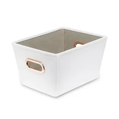 Honey-Can-Do 7-9/16 in. H X 9-13/16 in. W X 13 in. D Tote Bin
