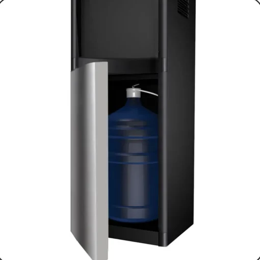Honeywell 5 gal Black/Silver Free-Standing Water Dispenser Stainless Steel