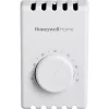 Honeywell Heating Dial Square White Baseboard Thermostat 6-3/8 in.