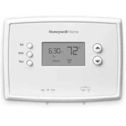 Honeywell Home Heating and Cooling Push Buttons Programmable Thermostat