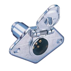 Hopkins 6 Round Vehicle Connector 6.9 in.