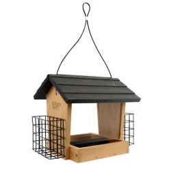 HOPPER FEEDR W/SUET CAGE