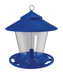 Hopper Granary Bird Feeder, Assorted Colors, 4-Lb.