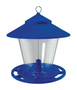 Hopper Granary Bird Feeder, Assorted Colors, 4-Lb.