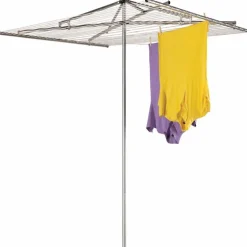 Household Essentials 72 in. H X 72 in. W X 62 in. D Steel Clothes Drying Rack