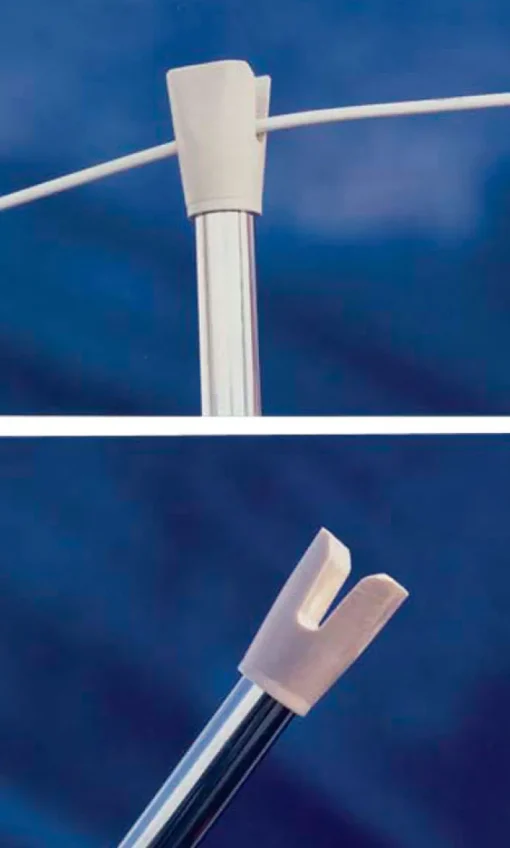 Household Essentials Sunline 1.75 in. L Silver Steel Clothesline Prop (Pack of 6)