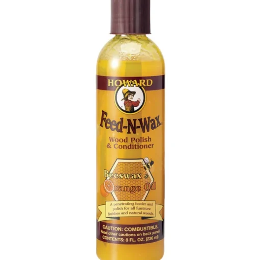 Howard Feed-N-Wax Orange Scent Wood Protector 8 oz Gel
