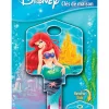 Howard Keys Disney Ariel And Friends House Key Blank Single sided For Kwikset and Titan Locks (Pack of 5)