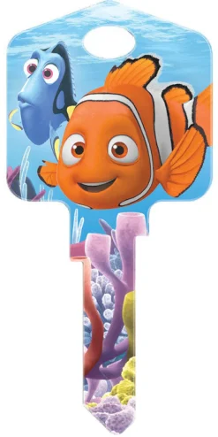 Howard Keys Disney Fishing House Key Blank Single sided For Kwikset and Titan Locks (Pack of 5)
