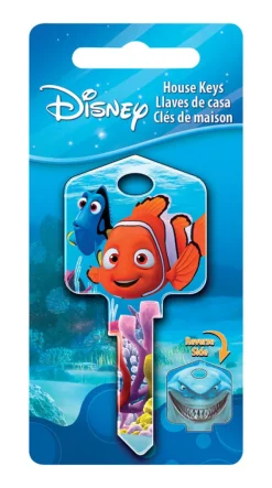 Howard Keys Disney Fishing House Key Blank Single sided For Kwikset and Titan Locks (Pack of 5)