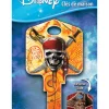 Howard Keys Disney Skull And Swords House Key Blank Single sided For Kwikset and Titan Locks (Pack of 5)
