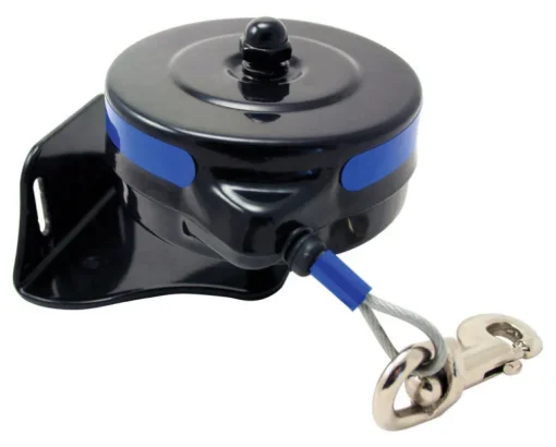 Howard Pet Blue Metal Tie Out Reel Medium