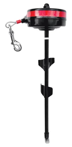 Howard Pet Red Metal Tie Out Stake Large